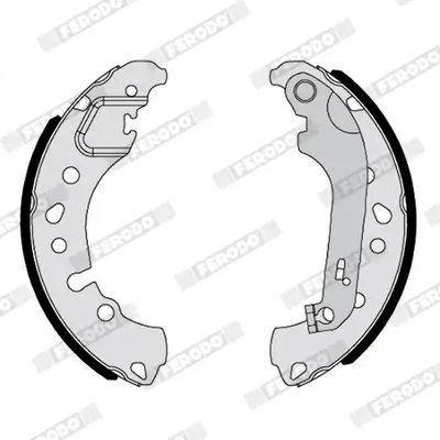 Bremsbackensatz Hinterachse FERODO FSB4326 Bild Bremsbackensatz Hinterachse FERODO FSB4326