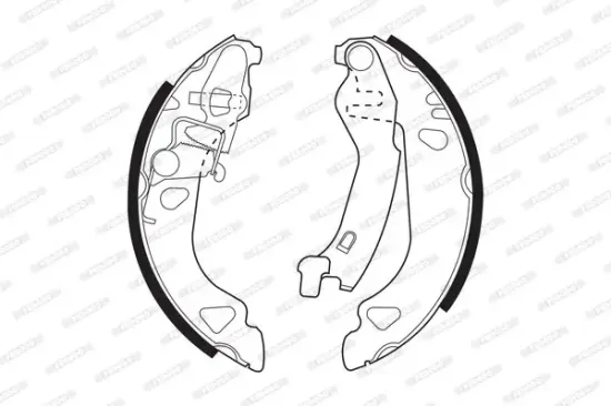 Bremsbackensatz FERODO FSB477 Bild Bremsbackensatz FERODO FSB477