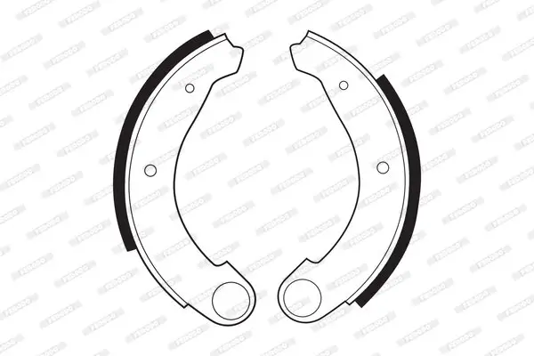 Bremsbackensatz Hinterachse FERODO FSB51