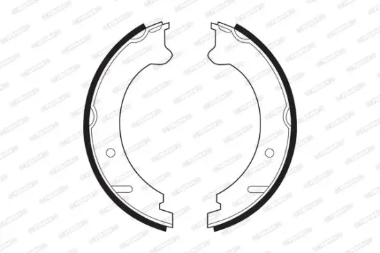 Bremsbackensatz, Feststellbremse Hinterachse FERODO FSB522 Bild Bremsbackensatz, Feststellbremse Hinterachse FERODO FSB522
