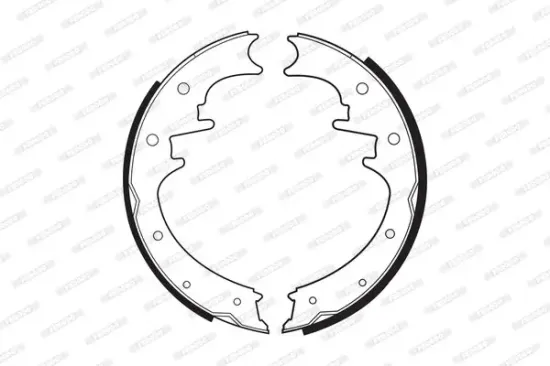 Bremsbackensatz Hinterachse FERODO FSB524 Bild Bremsbackensatz Hinterachse FERODO FSB524