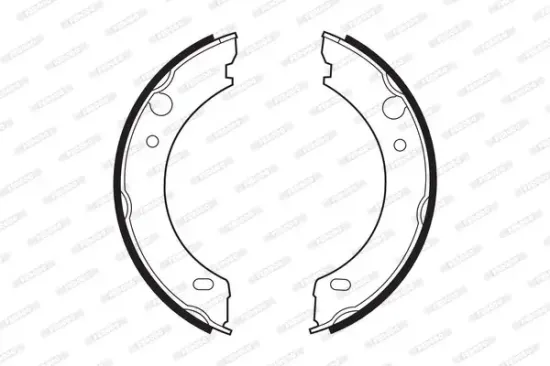 Bremsbackensatz, Feststellbremse Hinterachse FERODO FSB528 Bild Bremsbackensatz, Feststellbremse Hinterachse FERODO FSB528
