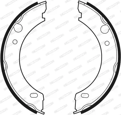 Bremsbackensatz, Feststellbremse Hinterachse FERODO FSB528 Bild Bremsbackensatz, Feststellbremse Hinterachse FERODO FSB528