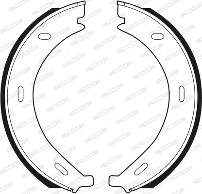 Bremsbackensatz, Feststellbremse Hinterachse FERODO FSB536 Bild Bremsbackensatz, Feststellbremse Hinterachse FERODO FSB536