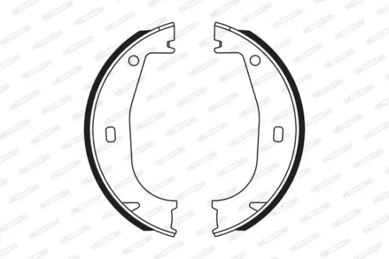Bremsbackensatz, Feststellbremse Hinterachse FERODO FSB546 Bild Bremsbackensatz, Feststellbremse Hinterachse FERODO FSB546