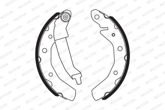 Bremsbackensatz Hinterachse FERODO FSB566 Bild Bremsbackensatz Hinterachse FERODO FSB566