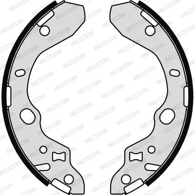 Bremsbackensatz Hinterachse FERODO FSB573 Bild Bremsbackensatz Hinterachse FERODO FSB573