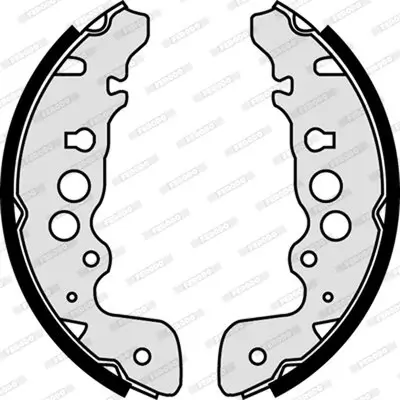 Bremsbackensatz Hinterachse FERODO FSB578 Bild Bremsbackensatz Hinterachse FERODO FSB578