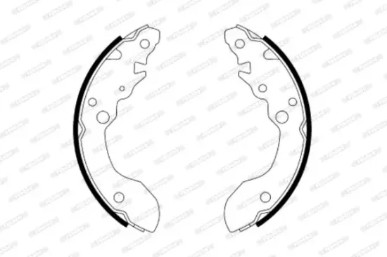 Bremsbackensatz Hinterachse FERODO FSB579 Bild Bremsbackensatz Hinterachse FERODO FSB579