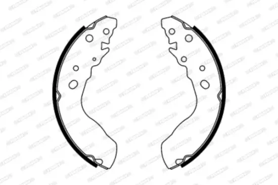 Bremsbackensatz Hinterachse FERODO FSB580 Bild Bremsbackensatz Hinterachse FERODO FSB580