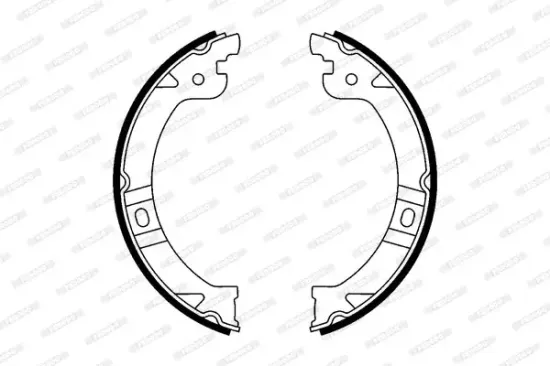 Bremsbackensatz, Feststellbremse Hinterachse FERODO FSB597 Bild Bremsbackensatz, Feststellbremse Hinterachse FERODO FSB597