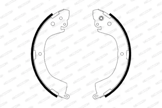 Bremsbackensatz Hinterachse FERODO FSB617 Bild Bremsbackensatz Hinterachse FERODO FSB617