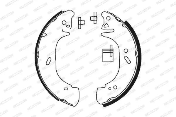 Bremsbackensatz FERODO FSB618