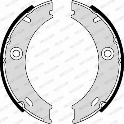 Bremsbackensatz, Feststellbremse Hinterachse FERODO FSB625 Bild Bremsbackensatz, Feststellbremse Hinterachse FERODO FSB625