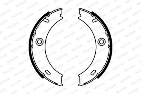 Bremsbackensatz, Feststellbremse Hinterachse FERODO FSB625 Bild Bremsbackensatz, Feststellbremse Hinterachse FERODO FSB625