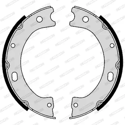Bremsbackensatz, Feststellbremse FERODO FSB641 Bild Bremsbackensatz, Feststellbremse FERODO FSB641