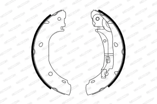 Bremsbackensatz FERODO FSB652 Bild Bremsbackensatz FERODO FSB652