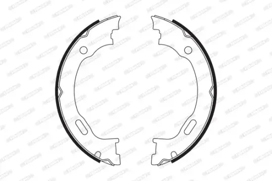 Bremsbackensatz, Feststellbremse Hinterachse FERODO FSB662 Bild Bremsbackensatz, Feststellbremse Hinterachse FERODO FSB662