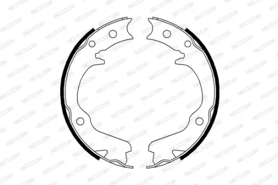 Bremsbackensatz, Feststellbremse Hinterachse FERODO FSB673 Bild Bremsbackensatz, Feststellbremse Hinterachse FERODO FSB673
