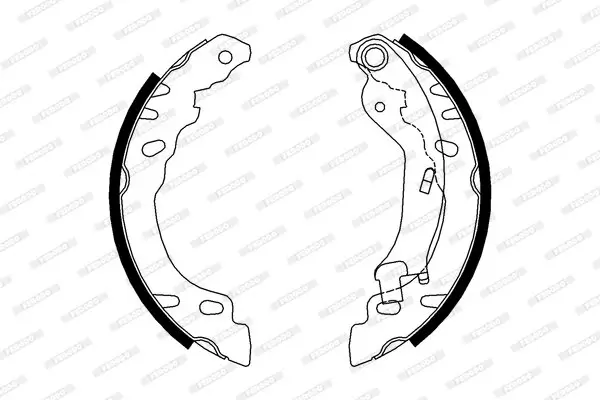 Bremsbackensatz FERODO FSB688