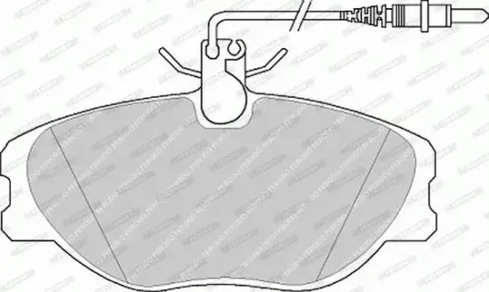 Bremsbelagsatz, Scheibenbremse FERODO FVR1000 Bild Bremsbelagsatz, Scheibenbremse FERODO FVR1000