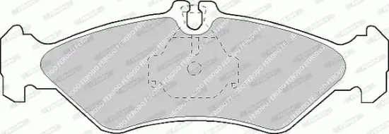 Bremsbelagsatz, Scheibenbremse Hinterachse FERODO FVR1039 Bild Bremsbelagsatz, Scheibenbremse Hinterachse FERODO FVR1039