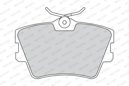 Bremsbelagsatz, Scheibenbremse Hinterachse FERODO FVR1132 Bild Bremsbelagsatz, Scheibenbremse Hinterachse FERODO FVR1132