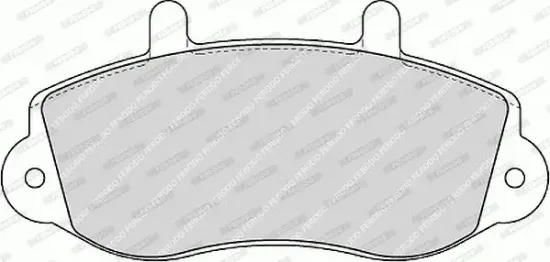 Bremsbelagsatz, Scheibenbremse Vorderachse FERODO FVR1292 Bild Bremsbelagsatz, Scheibenbremse Vorderachse FERODO FVR1292