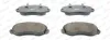 Bremsbelagsatz, Scheibenbremse Vorderachse FERODO FVR1292