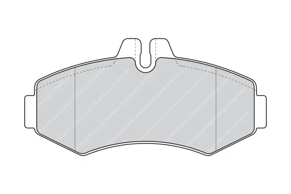 Bremsbelagsatz, Scheibenbremse Vorderachse FERODO FVR1304