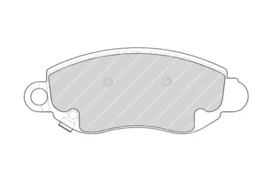 Bremsbelagsatz, Scheibenbremse Vorderachse FERODO FVR1381 Bild Bremsbelagsatz, Scheibenbremse Vorderachse FERODO FVR1381