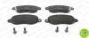 Bremsbelagsatz, Scheibenbremse Vorderachse FERODO FVR1381