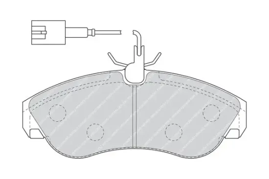 Bremsbelagsatz, Scheibenbremse FERODO FVR1397 Bild Bremsbelagsatz, Scheibenbremse FERODO FVR1397