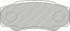 Bremsbelagsatz, Scheibenbremse Hinterachse FERODO FVR1480 Bild Bremsbelagsatz, Scheibenbremse Hinterachse FERODO FVR1480