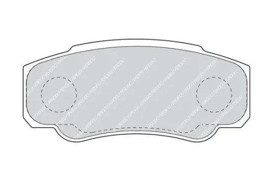 Bremsbelagsatz, Scheibenbremse Hinterachse FERODO FVR1480 Bild Bremsbelagsatz, Scheibenbremse Hinterachse FERODO FVR1480