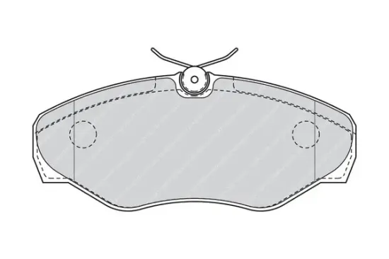 Bremsbelagsatz, Scheibenbremse FERODO FVR1515 Bild Bremsbelagsatz, Scheibenbremse FERODO FVR1515