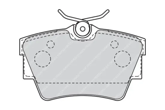 Bremsbelagsatz, Scheibenbremse Hinterachse FERODO FVR1516 Bild Bremsbelagsatz, Scheibenbremse Hinterachse FERODO FVR1516