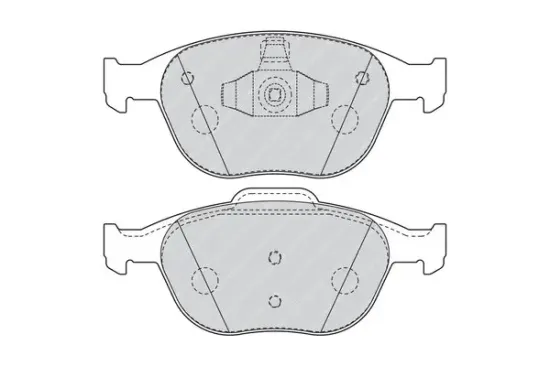 Bremsbelagsatz, Scheibenbremse Vorderachse FERODO FVR1568 Bild Bremsbelagsatz, Scheibenbremse Vorderachse FERODO FVR1568