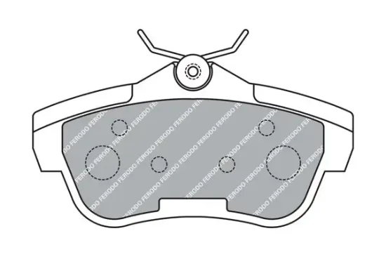 Bremsbelagsatz, Scheibenbremse FERODO FVR1772 Bild Bremsbelagsatz, Scheibenbremse FERODO FVR1772