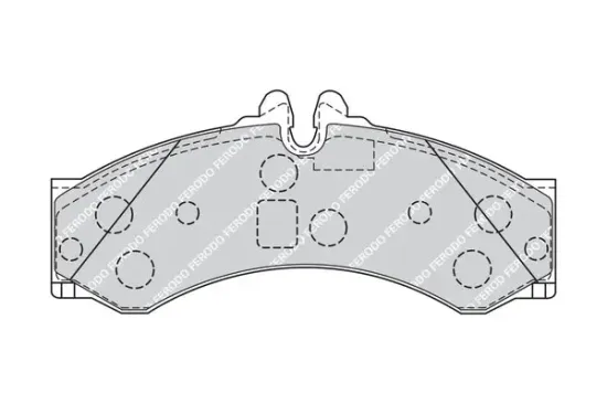 Bremsbelagsatz, Scheibenbremse FERODO FVR1879 Bild Bremsbelagsatz, Scheibenbremse FERODO FVR1879