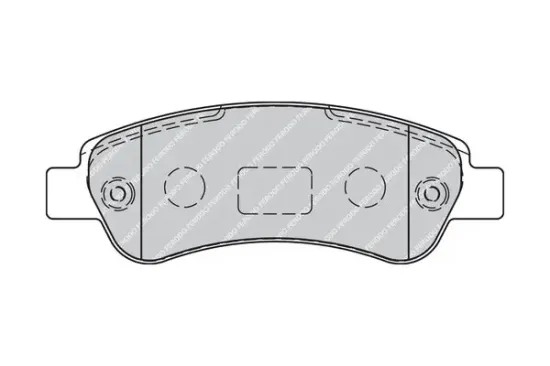 Bremsbelagsatz, Scheibenbremse FERODO FVR1927 Bild Bremsbelagsatz, Scheibenbremse FERODO FVR1927