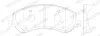 Bremsbelagsatz, Scheibenbremse Vorderachse FERODO FVR1928 Bild Bremsbelagsatz, Scheibenbremse Vorderachse FERODO FVR1928