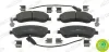 Bremsbelagsatz, Scheibenbremse Vorderachse FERODO FVR1928 Bild Bremsbelagsatz, Scheibenbremse Vorderachse FERODO FVR1928