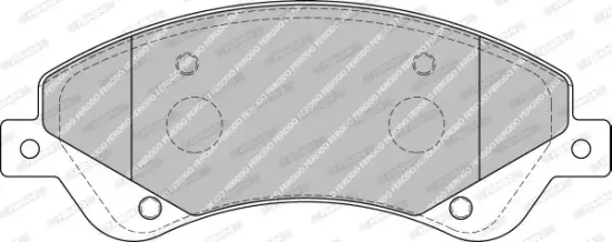 Bremsbelagsatz, Scheibenbremse Vorderachse FERODO FVR1929 Bild Bremsbelagsatz, Scheibenbremse Vorderachse FERODO FVR1929