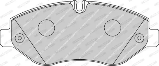 Bremsbelagsatz, Scheibenbremse Vorderachse FERODO FVR4036 Bild Bremsbelagsatz, Scheibenbremse Vorderachse FERODO FVR4036
