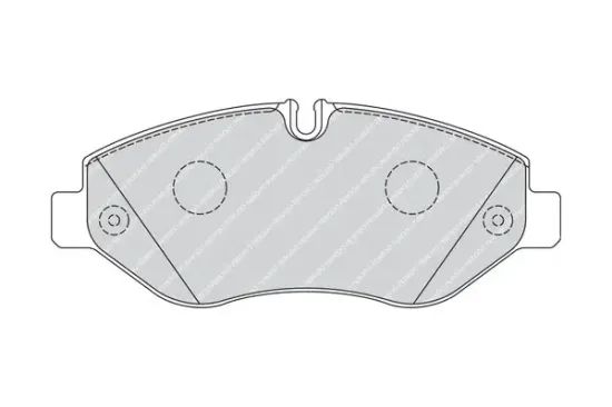Bremsbelagsatz, Scheibenbremse Vorderachse FERODO FVR4036 Bild Bremsbelagsatz, Scheibenbremse Vorderachse FERODO FVR4036