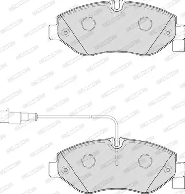 Bremsbelagsatz, Scheibenbremse FERODO FVR4053 Bild Bremsbelagsatz, Scheibenbremse FERODO FVR4053