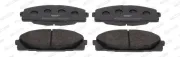 Bremsbelagsatz, Scheibenbremse Vorderachse FERODO FVR4327