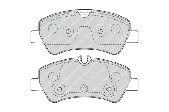 Bremsbelagsatz, Scheibenbremse Hinterachse FERODO FVR4398 Bild Bremsbelagsatz, Scheibenbremse Hinterachse FERODO FVR4398