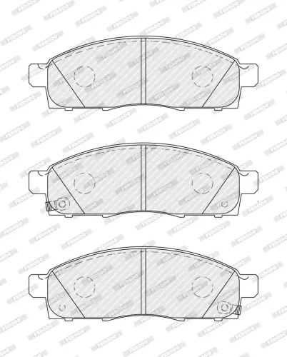Bremsbelagsatz, Scheibenbremse Vorderachse FERODO FVR4415 Bild Bremsbelagsatz, Scheibenbremse Vorderachse FERODO FVR4415